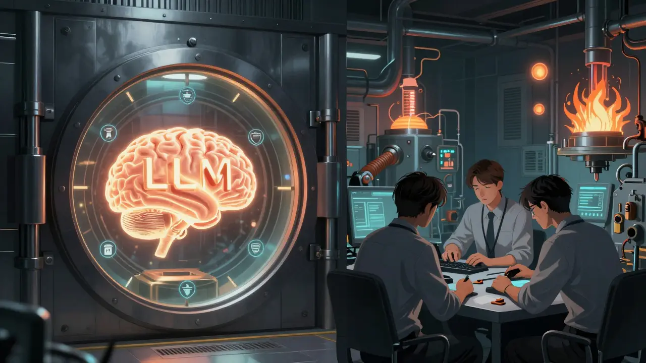 Secure AI vault balanced with engineering maintenance costs