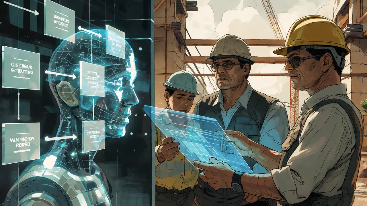 Verifiable AI reasoning integrated into construction workflows